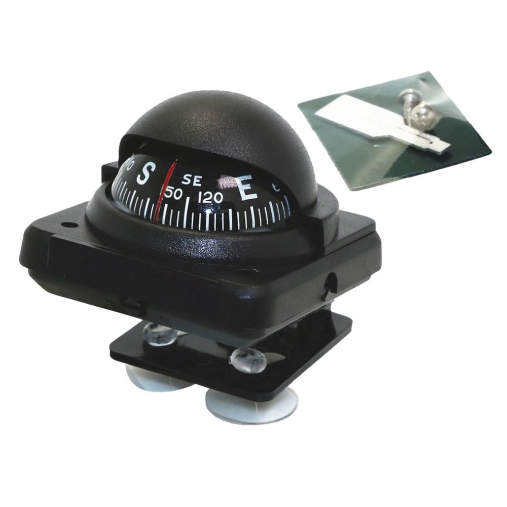 KICHOUSE Car Guide Ball Compass Direction Pointing Guide Ball with Declination Function for Vehicle Navigation