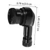 Motorcycle Tire Valve Stem Caps 90 Degree Stainless Steel 2Pcs view 4