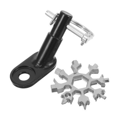 LIOOBO 1set Bike Trailer Coupler Hitch Attachment for Cycling Trailers Easy to Install Coupler for Bicycle Hitches Heavy-Duty Pet Transport