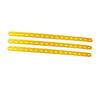Aluminium Alloy Motorcycle Rail Extension Rack Golden 3pcs view 1
