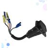 PACKOVE Pin Trailer Plug Rv Car Trailer Connector Wiring Harness Converter for Rv Accessories view 2