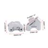PACKOVE Aluminum Alloy Pivoting Handlebar Riser Clamp for Motorbike Handlebars Touring view 2