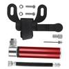 Anneome Bike Tire Pump Mini Inflator Pump Lightweight Sturdy for Road Mountain Bikes Easy to Use Black/red view 4