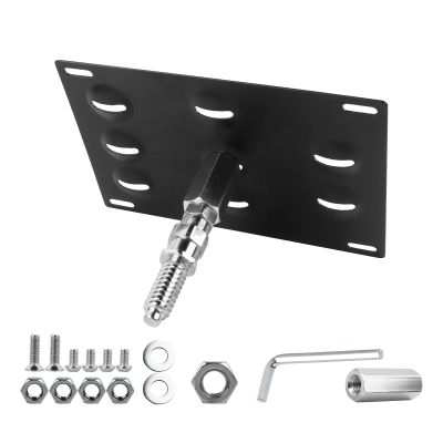 MNBHUYRD Front Bumper Tow Hook License Plate Mount Bracket Holder for BMW E46 E82 E90 528i 525i X5 X6 for Audi A4 S4 A5 A7 TT for VW for Jetta for Golf