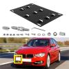 MNBHUYRD Front Bumper Tow Hook License Plate Mount Bracket Holder for BMW E46 E82 E90 528i 525i X5 X6 for Audi A4 S4 A5 A7 TT for VW for Jetta for Golf view 3