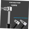 BESPORTBLE 1set Portable Aluminum Alloy Mini Air Pump for Mountain and Road Manual Inflator Secure Connection for Tires and Sports Compact Design view 3