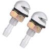 2pcs Universal Aluminum Alloy Car Windshield Sprayer Washer Nozzle (Silver) view 4