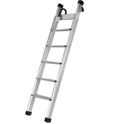 Camper Bunk Bed Ladder, Universal Motorhome Straight Ladder, Indoor Loft Bed/Dorm Room Rv Bed Aluminum Step Ladder for Travel Trailer Lift Bed Kids Bedroom Dormitory ( Color : Silver , Size : 5 Steps