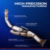 KAX Catalytic Converter Fit for 2005-2010 Grand Cherokee 3.7L, 2006-2010 Commander 3.7L, 645240 Stainless Steel High Performance 2pcs (EPA Compliant) view 3