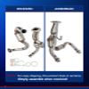 KAX Catalytic Converter Fit for 2005-2010 Grand Cherokee 3.7L, 2006-2010 Commander 3.7L, 645240 Stainless Steel High Performance 2pcs (EPA Compliant) view 4