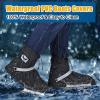 RiderVibe Waterproof Rain Cover Boot Non-Slip Shoe Covers with Zipper and Reflector Heavy Duty Reusable Rain Boots for Men Women (Black-Short Style, XXL) view 4