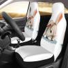 GFLFMXZW Cry Rabbit Print Car Seat Covers Set 2 Pack Car Seat Cushion Covers Auto Front Seats Protector Universal Fit Most Truck SUV Auto Accessories Interior Cushion Protector view 3