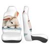 GFLFMXZW Cry Rabbit Print Car Seat Covers Set 2 Pack Car Seat Cushion Covers Auto Front Seats Protector Universal Fit Most Truck SUV Auto Accessories Interior Cushion Protector view 4