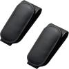 LXQTAO 2 Pack of Multifunctional Car Sun Visor Organizer Featuring Long Sunglasses Clip, Glasses Holder, and Document Clip An Car Accessory for All (Sleek Black x2) view 1