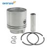 OVERSEE 6G1-11631-00-98 Piston Kit STD for Yamaha Outboard 2T 6HP 8HP Piston & Ring STD Kit 50MM 6G1-11631 & 6G1-11610 view 3