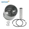 OVERSEE 6G1-11631-00-98 Piston Kit STD for Yamaha Outboard 2T 6HP 8HP Piston & Ring STD Kit 50MM 6G1-11631 & 6G1-11610 view 4