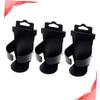 LIFKOME 3pcs Car Beverage Holder Multifunctional Door Side Cup Rack Practical Seat Back Drink Stand for Water Bottles Black Box for Car Use view 3