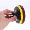 SOLUSTRE Wheel Buffing Kit for Drill Automotive Detailing Brush Set 4 Round Pad Holder 6 Pads view 3