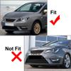 LIRU Front Bumper Lower Fog Light Grill Replacement For Seat Ibiza 6J 2012-2020, Left Side view 3