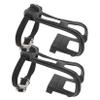 BESPORTBLE 2pairs Nylon Bike Pedal Toe Clip Strap Belts for Cycling and Mountain Biking and Sturdy Design Fits Removable Reflector Pedals Easy to Install view 1