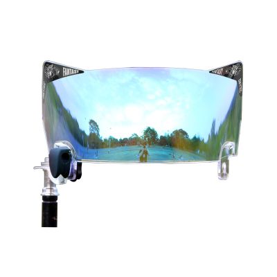 Football Helmet Visor Anti-Fog Scratch Resistant Used for riddell Speed Flex Helmet - Football for Youth & Adult (revo Clear Blue)