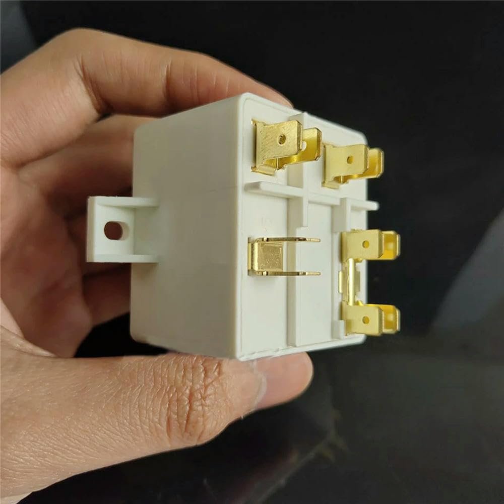 MotorCart Basics for Replacement 5 Pin Relay Starter JQ3800-4G3D JQHR3800-4G3D for Air Conditioner Refrigerator Ice Maker Compressor Parts, 8012111422499