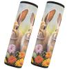 UMIRIKO Easter Bunny Flower Cute Rabbit Seatbelt Cover 2 PCS Seatbelt Shoulder Pad Auto Seat Belt Pads Cover for Adults Kids Carmera Backpack S 202a6456 view 2