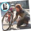 WOONEKY Multi-Functional Portable Inflating Pump with Pressure Gauge for Motorcycle and Car Tires Lightweight Emergency Air Compressor for Fast Inflation up to Psi view 3
