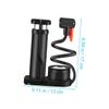 WOONEKY Multi-Functional Portable Inflating Pump with Pressure Gauge for Motorcycle and Car Tires Lightweight Emergency Air Compressor for Fast Inflation up to Psi view 4