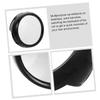 STOBOK 4pcs Computer Rearview Mirror Magnifying Suction Magnifier for Office Desk Magnification Mirror Light Magnifying for Safety view 3