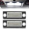 KACEPAR License Plate Lamp Tail Light Clear Lens, 18-LEDs License Plate Light Tag Lamp, 2005-2010 Compatible with Volkswagen Compatible with VW Compatible with Jetta view 1