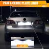 KACEPAR License Plate Lamp Tail Light Clear Lens, 18-LEDs License Plate Light Tag Lamp, 2005-2010 Compatible with Volkswagen Compatible with VW Compatible with Jetta view 2