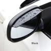 FALMDCQ Compatible with OPEL Vauxhall Insignia B 2017-2020, 2Pcs Car Side Rear View Mirror Rain Eyebrow Visor Rainproof Snow Guard Protector Sun Shield Cover,B Black view 2