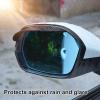 FALMDCQ Compatible with OPEL Vauxhall Insignia B 2017-2020, 2Pcs Car Side Rear View Mirror Rain Eyebrow Visor Rainproof Snow Guard Protector Sun Shield Cover,B Black view 4