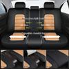 SOUIPA Leather Seat Covers for VW Taos 2022-2024,Luxury Car Seat Covers Full Set,Waterproof Seat Protectors Auto Seat Covers,Soft Interior Cover Seats for Cars(Black and Orange) view 4