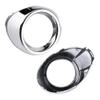 RAGBUSCLE Pair Set Front Bumper Fog Lamp Covers Trim Bezel Silver, 2012-2014 Compatible with Ford Focus, Front Bumper Fog Light Cover Bezel Trim Ring Cover BM51-19952-AD view 3