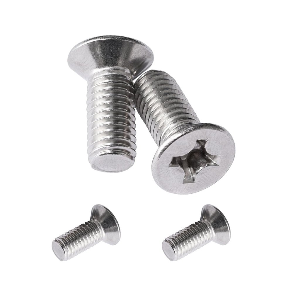 Ohleats 4PCS Stainless Steel Brake Disc Rotor Screws, Car Front and Rear Retaining Hardware Screw Kit, Replace 93600-06014-0H for K3, City, Civic, Accord, Odyssey, Car Accessories