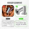 Ohleats 4PCS Stainless Steel Brake Disc Rotor Screws, Car Front and Rear Retaining Hardware Screw Kit, Replace 93600-06014-0H for K3, City, Civic, Accord, Odyssey, Car Accessories view 4