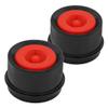 E-Coated Corrosion Protection Dust Cap - 2" Trailer Axle Wheel Hub and Bearing Hub with Rubber Plug, Replacement for Boat Trailer, 3500 Lbs Capacity - 2 Pack view 1