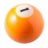 Mavota Billiard Ball Rod Shift Knobs Yellow 1 Gear Stick Shifter Knobs Marbling Pool Ball Shifting Lever Fit Most Automatic Manual Car Tuck Transmission Vehicle, W07C01 view 2