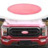 RAZPOY for F150 Emblem Cover, 9.45Inch Front Grille Rear Tailgate Overlay Badge Emblem Decal Trim Fit for Ford F150 2015-2024, USA Flag Pink view 1