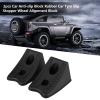 HERCHR Car Anti Slip Block, 2pcs Car Antislip Block Plastic Car Tyre Slip Stopper Wheel Alignment Block Tire Accessories for Vehicle Storage view 3