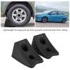 HERCHR Car Anti Slip Block, 2pcs Car Antislip Block Plastic Car Tyre Slip Stopper Wheel Alignment Block Tire Accessories for Vehicle Storage view 4