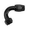 EVIL ENERGY 16AN Hose End Fitting 120 Degree Swivel for CPE Braided Fuel Hose Black view 1