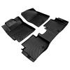 Floor Mats Fits for 2017-2020 Elantra (No Fit Elantra GT), All Weather Protection 3D TPE Rubber Car Floor Mat Full Set, Custom Fit Front & Rear Rows Anti-Slip Floor Mats Accessories view 2