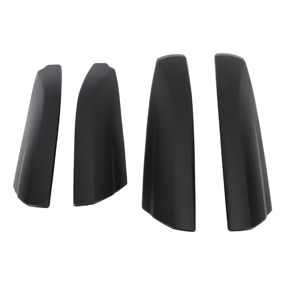 Roof Rail Rack Cover, 4Pcs Roof Rack Rail End Cover Shell Replacement for 2007 to 2013, Exterior Roof Luggage Cargo Rail Rack End Cover Shell Trim (Black)