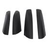 Roof Rail Rack Cover, 4Pcs Roof Rack Rail End Cover Shell Replacement for 2007 to 2013, Exterior Roof Luggage Cargo Rail Rack End Cover Shell Trim (Black) view 1