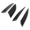 Roof Rail Rack Cover, 4Pcs Roof Rack Rail End Cover Shell Replacement for 2007 to 2013, Exterior Roof Luggage Cargo Rail Rack End Cover Shell Trim (Black) view 4