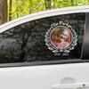 in Memory of Personalized Memorial Decals. Loss of Loved One Car Sticker Watercolor. Custom Photo Memorial Stickers: Your Wings were Ready But My Heart was Not CSM243, 4XL view 3