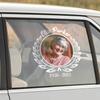 in Memory of Personalized Memorial Decals. Loss of Loved One Car Sticker Watercolor. Custom Photo Memorial Stickers: Your Wings were Ready But My Heart was Not CSM243, 4XL view 4